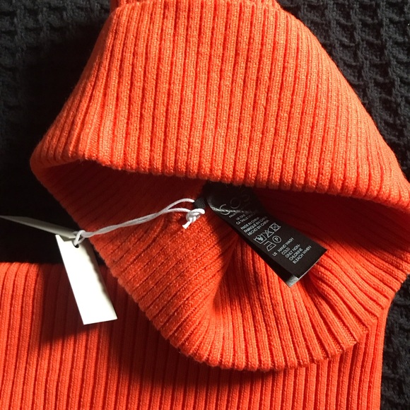 NWT Orange COS Beanie + Infinity Scarf - Picture 2 of 3
